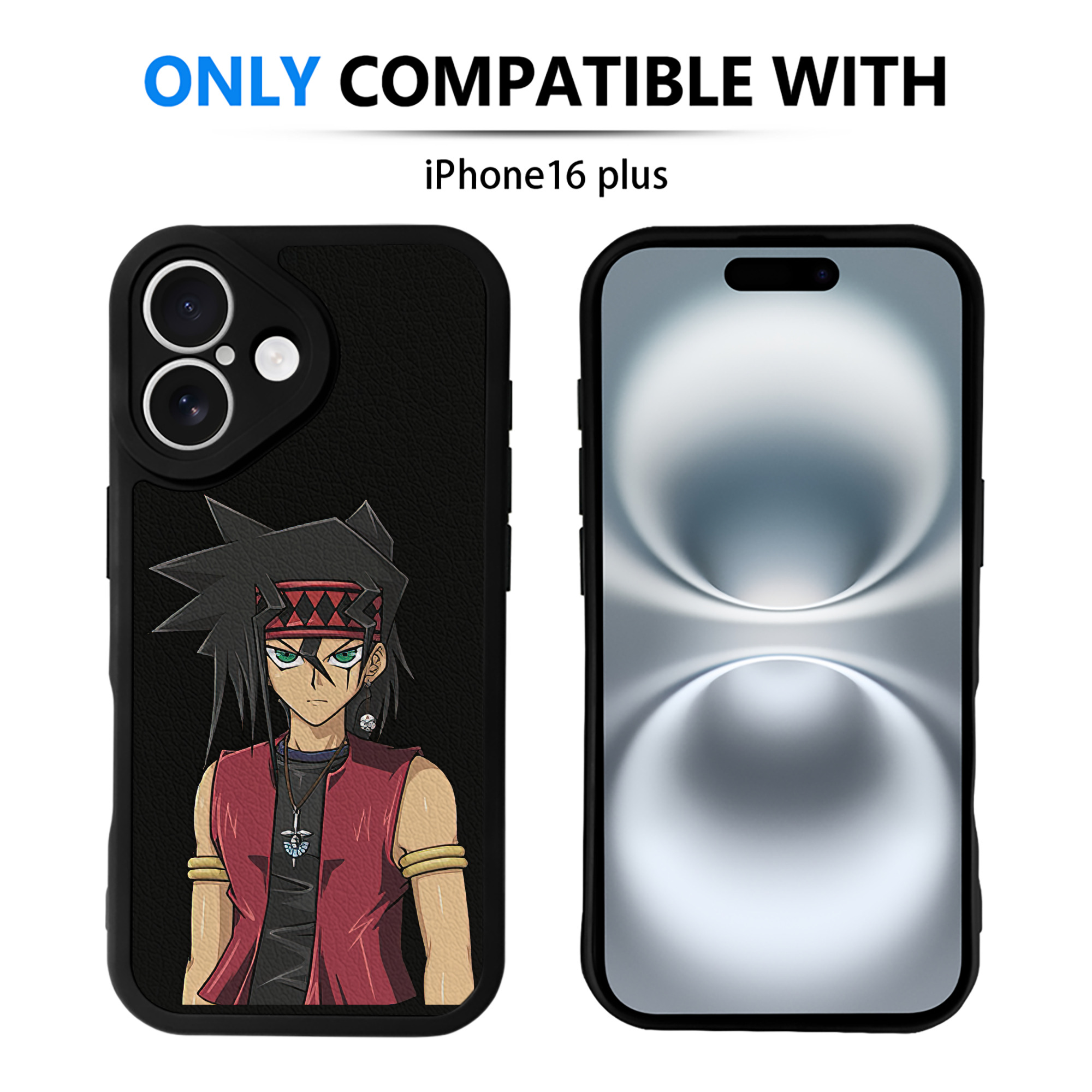 遊☆戯☆王 Yu-Gi-Oh! 【iPhone 16シリーズ対応】シリコンスマホケース（レザー調） 材質：シリコン